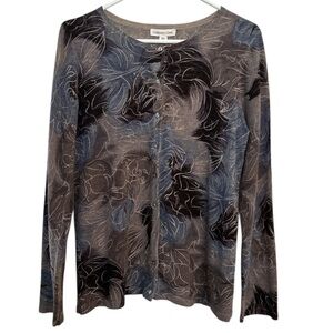 Beautiful Acrylic/Rabbit Hair/Cashmere Woman’s Cardigan Sweater Size L